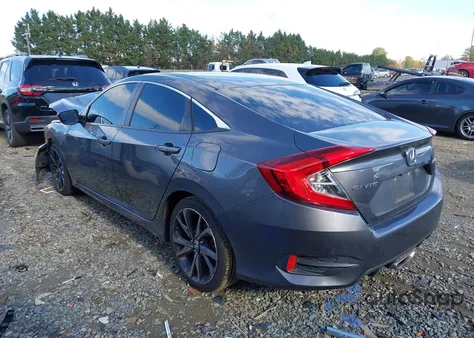 2019 Honda Civic Sport из США, поврежденный, VIN 2HGFC2F81KH594463